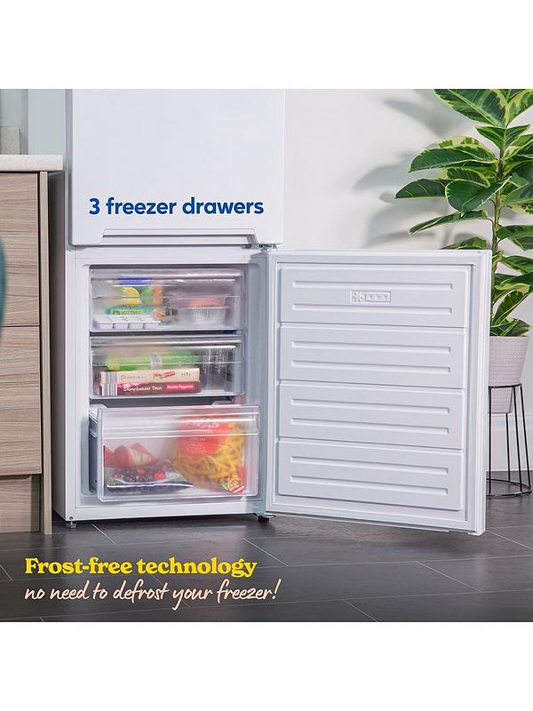 Russell Hobbs RH180FFFF551E1W 180X54cm Frost Free Fridge Freezer - White - Image 6